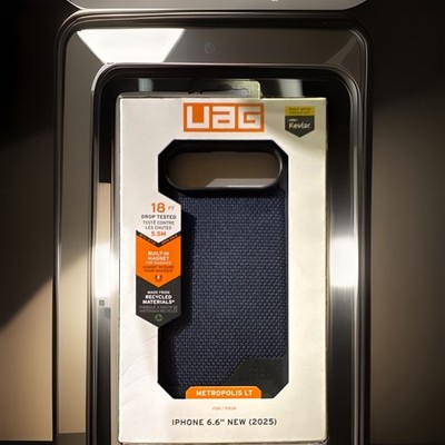 UAG Metropolis LT Rugged Magnetic Drop Protection Back Case iPhone 6.6'' Blue