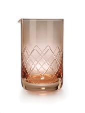 Mercer Culinary Barfly 17 oz. Rose Exterior Mixing Glass w/ Weighted Base