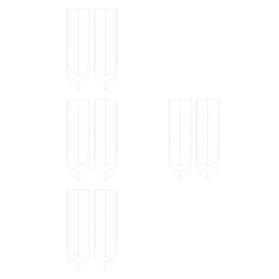 16 pcs Car Engine Hood Decal, Racing Stripe Bonnet Sticker,White | eBay UK