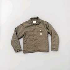 P&Co Deck Jacket Medium Olive Green Military Quilt Lined A2