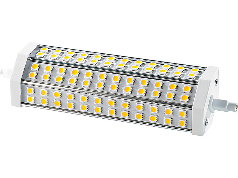Ampoule 72 LED SMD R7S haute performance Luminea à économie d'énergie