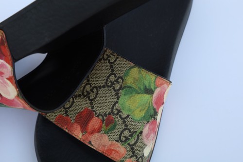 Gucci Bloom GG Floral Slides Slippers Womens Shoes Size 36/US 6 - Picture 16 of 18