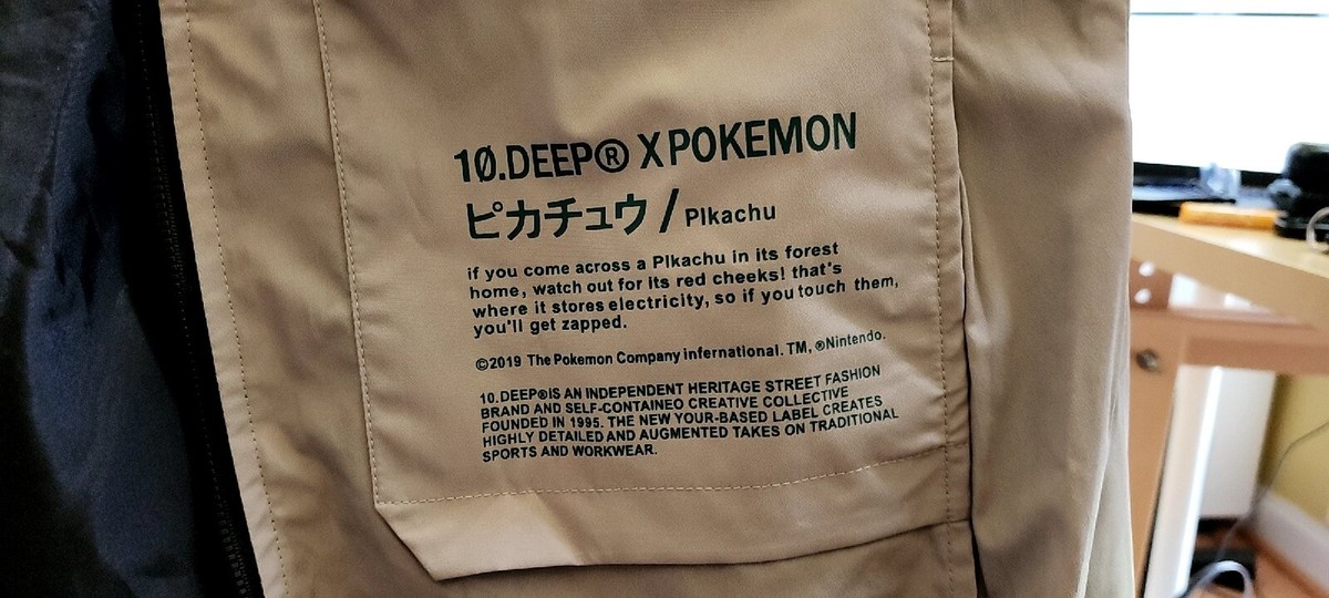 POKEMON x 10 DEEP Jacket - Pikachu Moschino SIZE M 165/84A