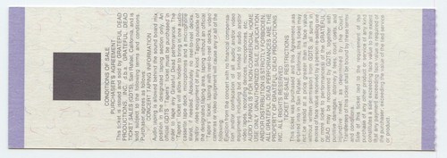 GRATEFUL DEAD RFK Stadium Washington DC July 17 1994 Ticket Traffic - Picture 2 of 2