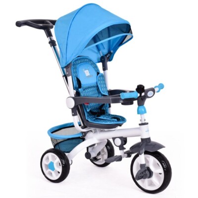 Costway 4-In-1 Kids Baby Stroller Tricycle Detachable Toy Bike w