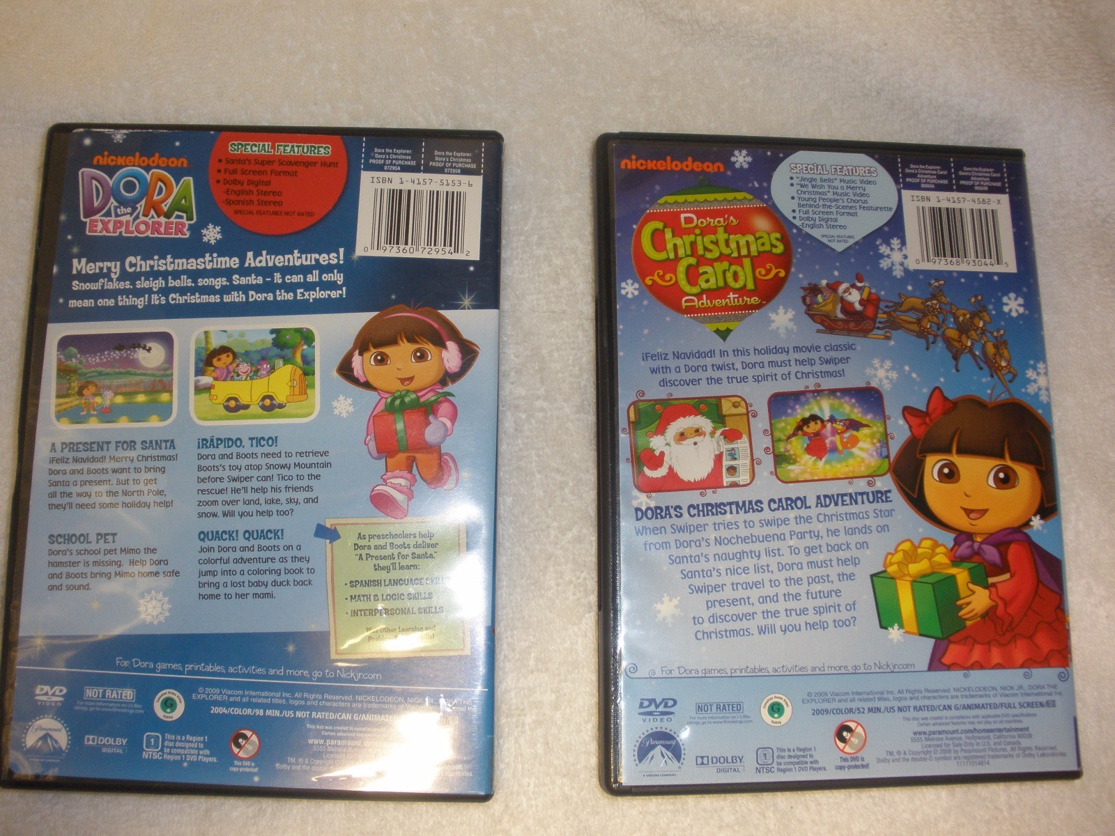 Dora S Christmas Carol Advt Dora S Christmas Dvd For Sale Online Ebay