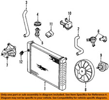 Gm Oem 84-91 Firenza Cooling Water Pump-water Pump 12508606