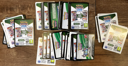 TWO Pokemon TCG Online Unused Code Cards  -  Pick Your Set *Codes Messaged Fast* - Picture 1 of 3