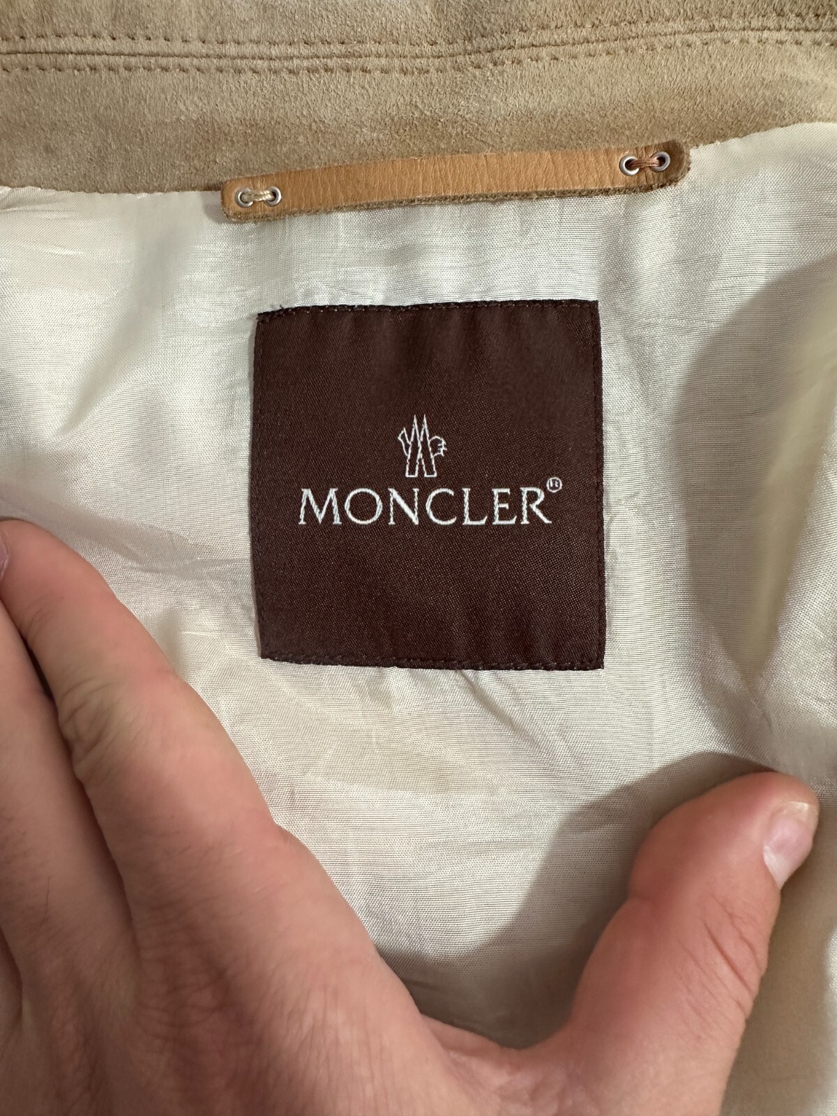 2002 Moncler Real Leather Basic Bomber Jacket Vin… - image 21