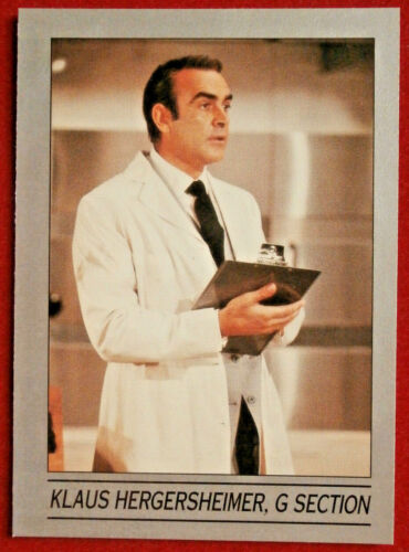 JAMES BOND - DIAMONDS ARE FOREVER - Card #68 - KLAUS OF G SECTION - Eclipse 1993 - Picture 1 of 2