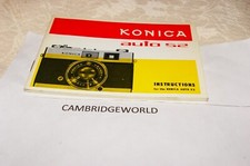 KONICA S2 CAMERA INSTRUCTION MANUAL GUIDE BOOK GENUINE ORIGINAL