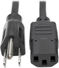 TRIPP LITE 6 Foot Universal AC Computer Power Cord NEMA C13 to 5-15P