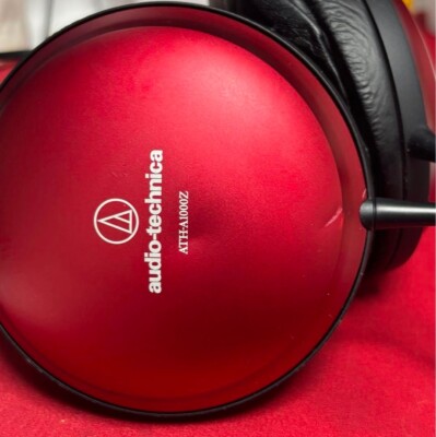 Audio-Technica ATH-A1000Z Art Monitor Headphones Red Good | eBay