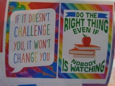 Educational Teacher Classroom Posters DO THE RIGHT THING 12x18
