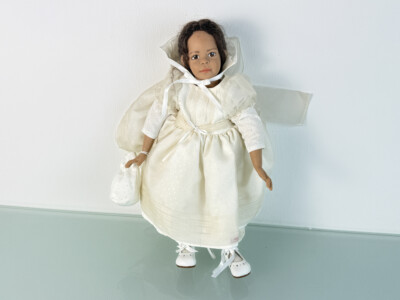 Künstlerpuppe Sigikid Vinyl Puppe 37 cm. Top Zustand.