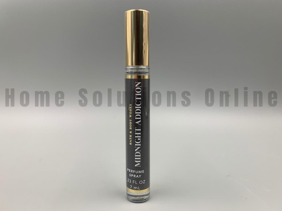Bath & Body Works Midnight Addiction Perfume Spray Travel 0.23 Fl