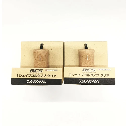 [DAIWA/SLP WORKS] RCS I Shape Cork Handle Knob CLEAR x 2pcs