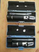 Lot of 2 - Portable Refractometer Salinity Tester Case Instructions