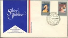 1977 Australia Silver Jubilee Set Of 2 First Day Cover, Very Good Condition
