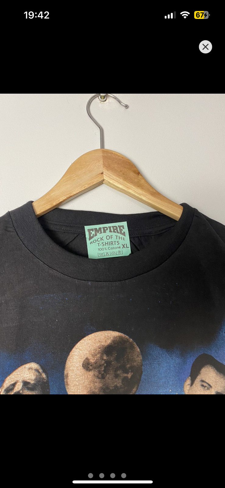 Rare 90s Queen Freddie Mercury Vintage Empire Band Tshirt black xl image 5