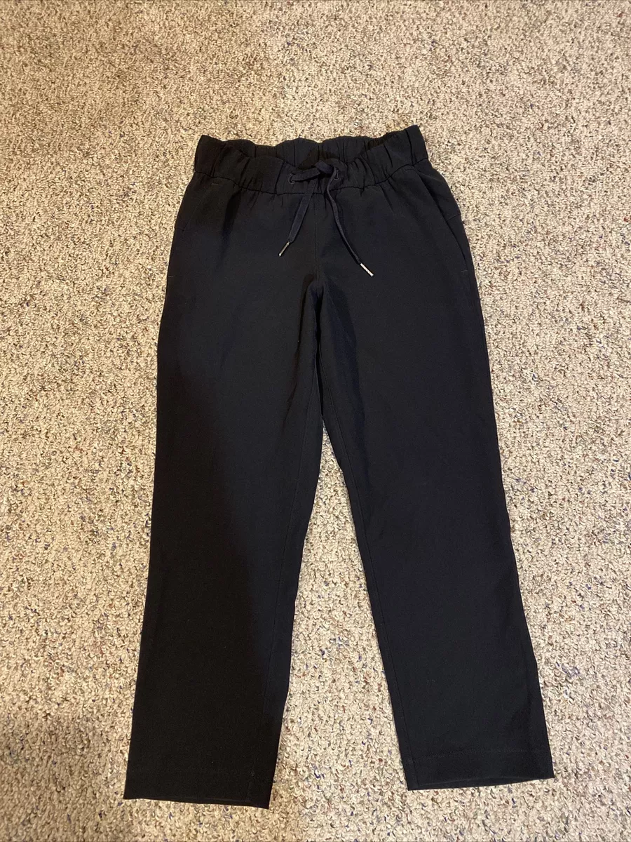 Lululemon Black Athletica Drawstring Pants Women's Size: 2