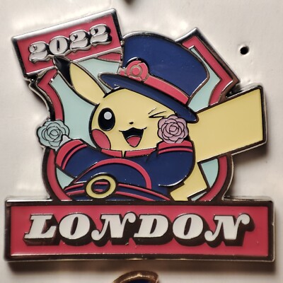 Pokemon London Pikachu 2022 Enamel Pin Official Nintendo