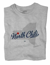 North Chili New York NY T-Shirt MAP