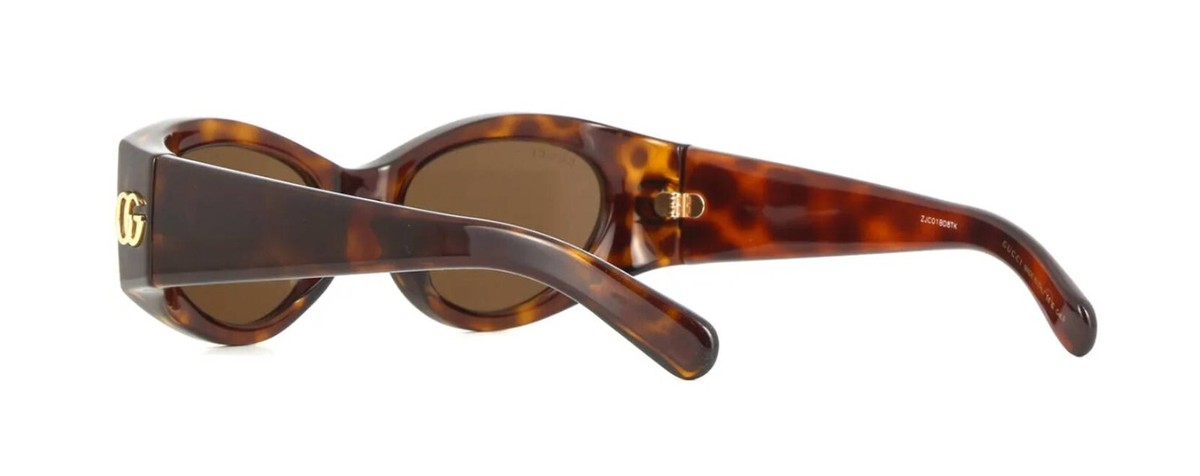 Gucci GG1401S Havana/Brown (002) Sunglasses | eBay