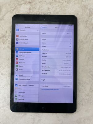 Apple iPad mini 1st Gen. 16GB, Wi-Fi only, 7.9in - Black, look at pics