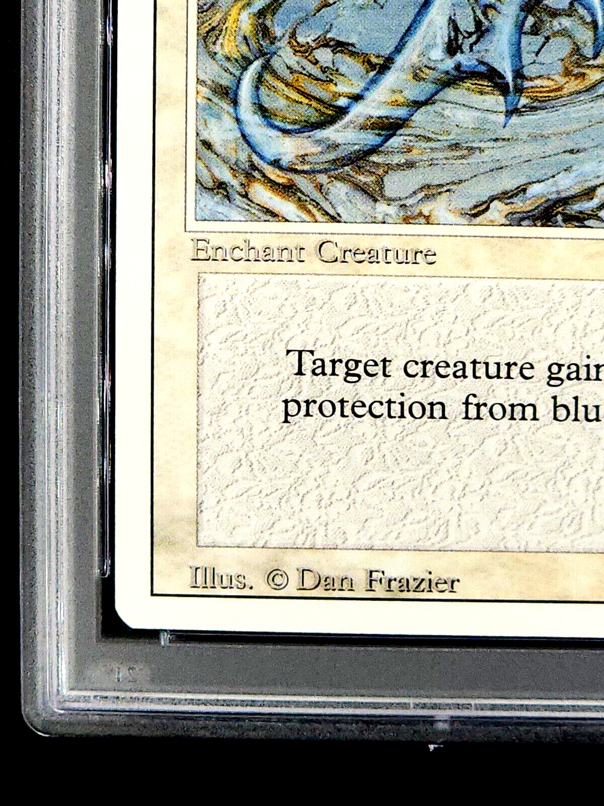 1994 MtG Magic the Gathering Revised Blue Ward Vintage PSA 10 Gem Mint POP 14 view 8