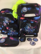 Beckmann Schulranzen-Set Plus Air Dessin Ninja Elements 6 teilig