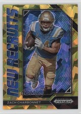 2023 Panini Prizm Draft Picks New Recruits Gold Ice Zach Charbonnet #NR-17 0rd2