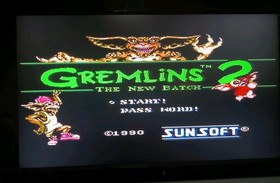 Nintendo NES Gremlins 2 Sehr Gut PAL-B Gepr&uuml;ft Kostenloser Versand
