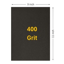 400 Grit Wet / Dry Sandpaper 9 in. x 11 in. Sheet 50 Sheets