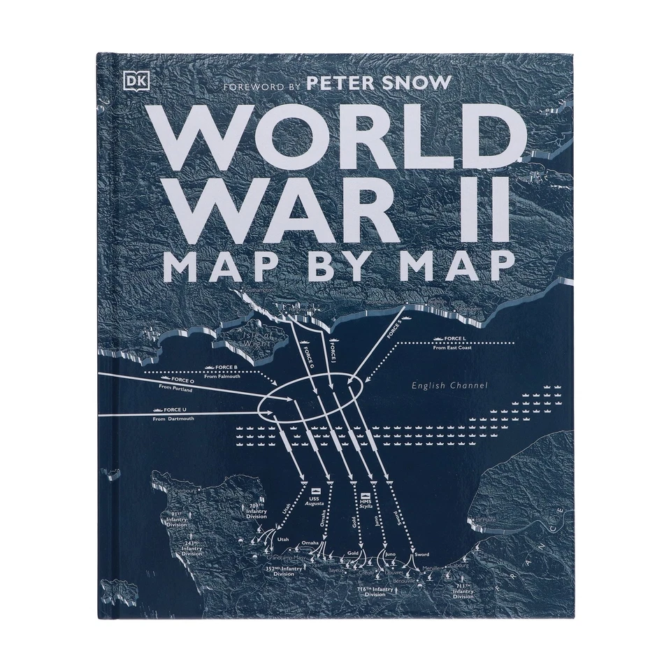World War II Map by Map by Peter Snow & DK - Image 2 of 4
