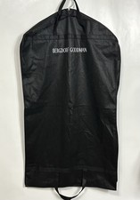 Bergdorf Goodman Fabric Garment Travel Bag Storage Dress Jacket Black 42 x 24x 4