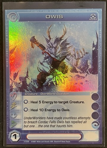 MP Chaotic Owis Dawn of Perim Super Rare Square Cut Blank Back