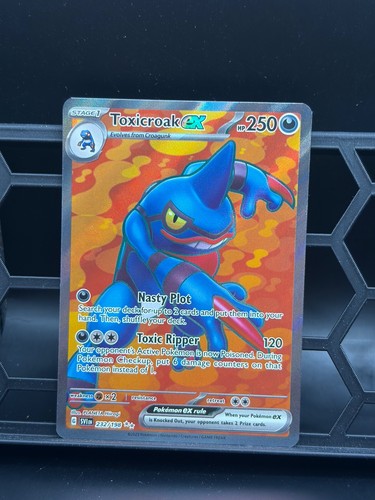Toxicroak ex 232/198 Ultra Rare Scarlet & Violet Pokemon Holo Near Mint