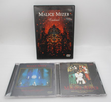 MALICE MIZER DVD sans retour Voyage "derniere", Cardinal, Bara ni ...3DVD Japan
