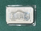 One Troy Ounce Fine Silver Bar 999 Bullion North American Buffalo Brand new