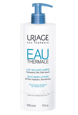 Uriage Eau Thermale Silky Body Lotion 500ml für trockene empfindliche Haut EXP-10/2026