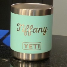 Yeti Engraved Tiffany Blue Stainless Tumbler ...