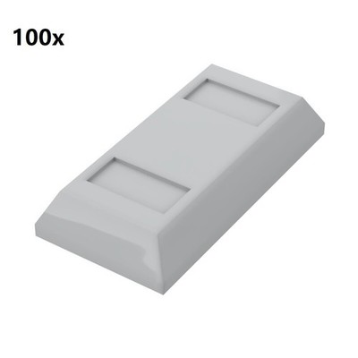 99563 Gold Ingot Bricks Parts 100 Parts Pieces Light Bluish Grey & Parts