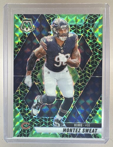 Montez Sweat 2025 Panini Mosaic #75 Green Spectris Prizm FOTL /13