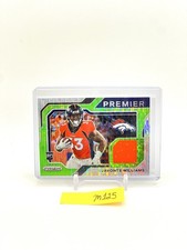 2021 Prizm Javonte Williams Green Pulsar Premier Jersey Rookie Memorabilia#PJ-15