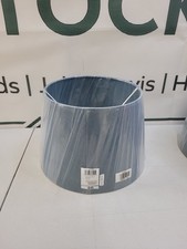 John Lewis Sophia Linen Empire Tapered Lampshade Lake Blue Dia 30cm RRP £45.00