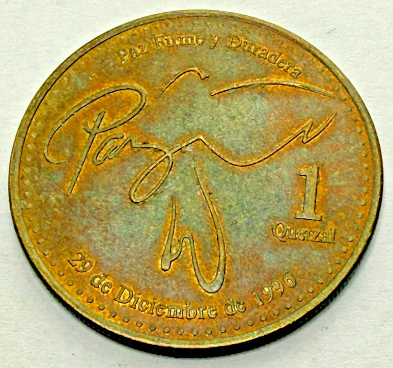 2018 Guatemala 1 Quetzal Circulated KM# 284a