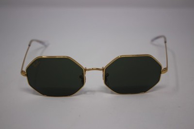 Ray-Ban Octagon 1972 RB1972 Sunglasses Gold G-15 Green Lens 54-19-145 Great!