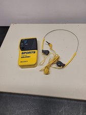 Sony Sports AM/FM Walkman Radio Yellow SRF-8 . Tested