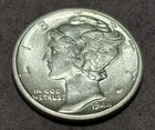 1944-D Mercury Dime - BU Uncirculated - 90% Silver